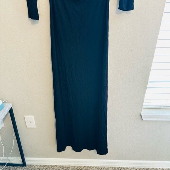 Peek-a-boo Women’s Black Dress Size Small Elegant Black Maxi Dress - Picture 5 of 12